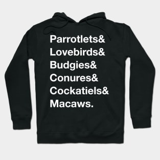 Parrot Helvetica Hoodie